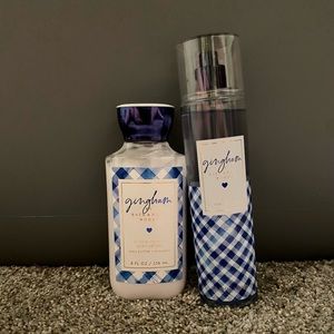 Bath & Body Works Gingham Body Lotion and Body Mist